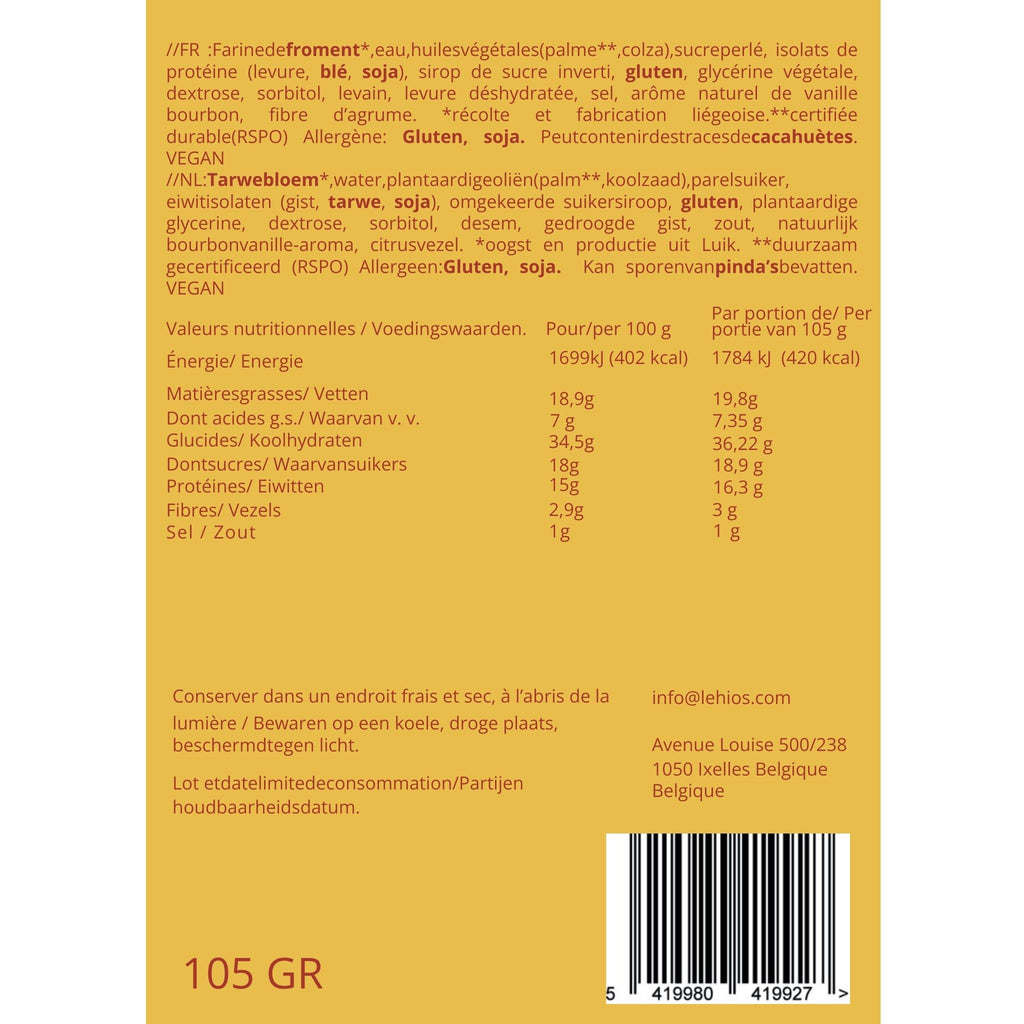 Protein Waffles (8 pieces): Peanut Dream