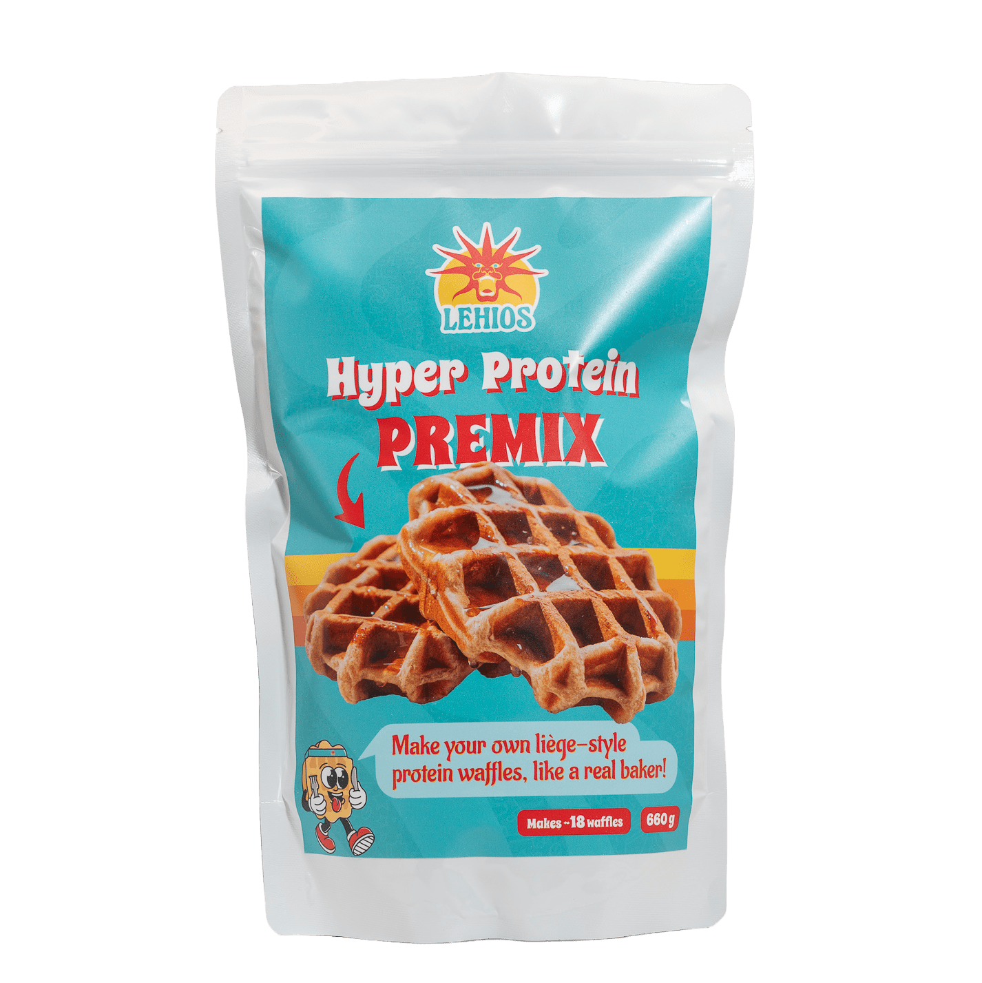Hyper Protein Premix (660g) - Waffles